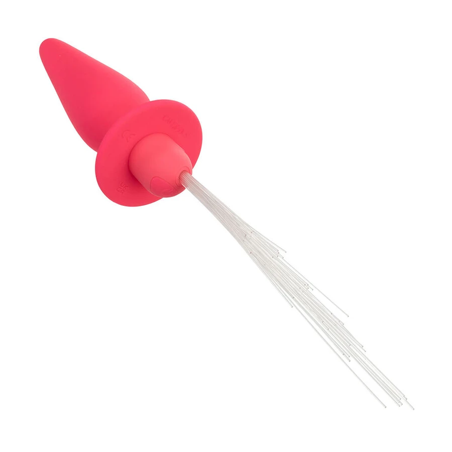 CALEXOTICS - SOUTHERN LIGHTS LIGHT UP PLUG ANALE 10 VIBRAZIONI SILICONE ROSA